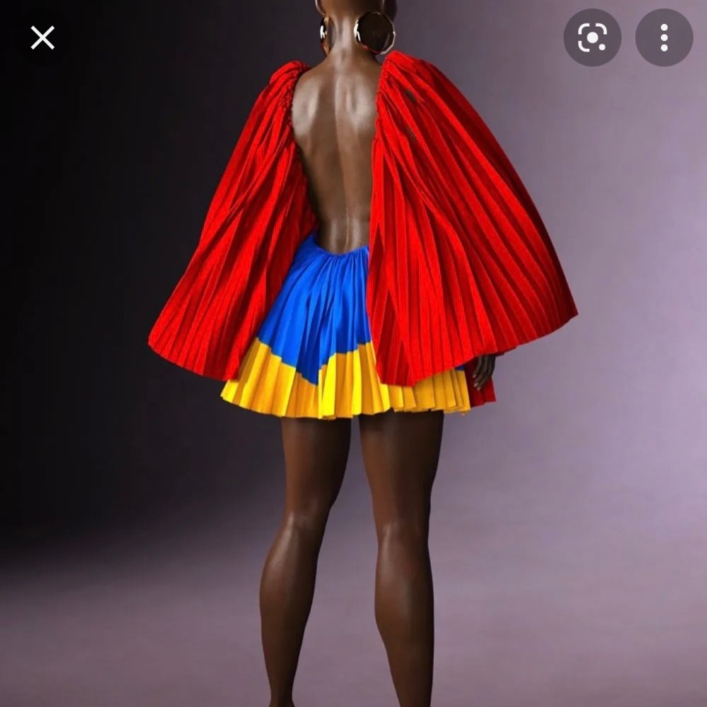 Kinsasha Backless Mini Dress